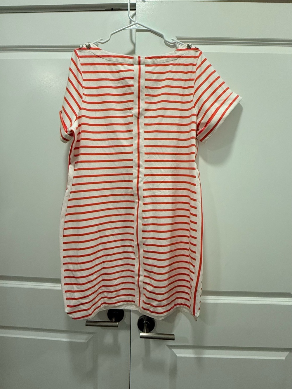 Tommy Bahama Red and White Striped Short Sleeve Tee - Picture 14 of 14